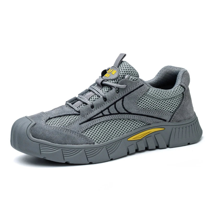 Men’s Steel Toe Running Shoes – Breathable, Lightweight & Protective