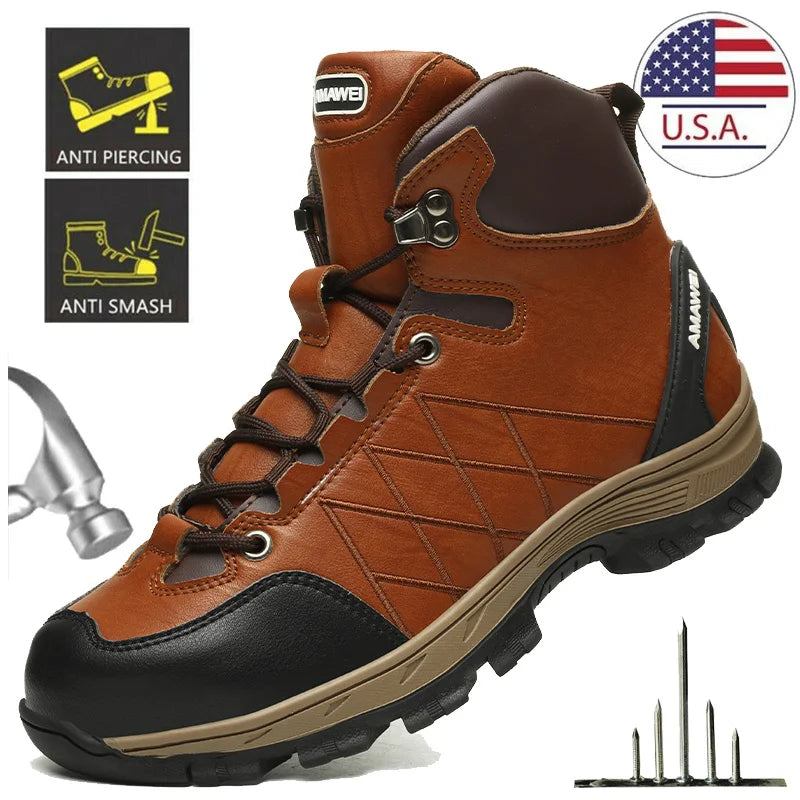 Indestructible Classic Shoes – Durable Steel Toe Work Sneakers