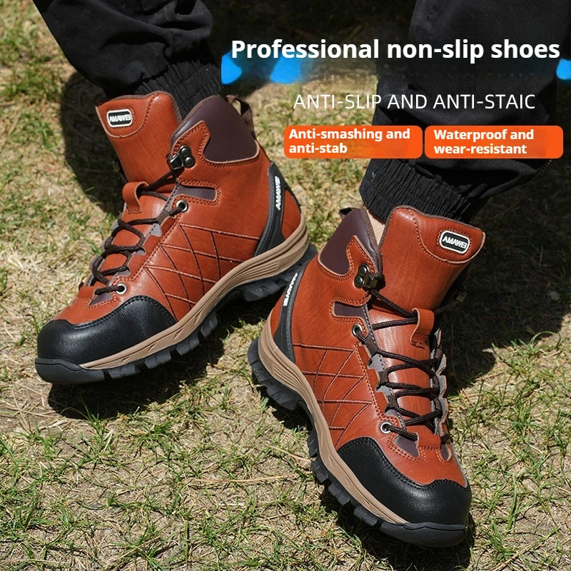 Indestructible Classic Shoes – Durable Steel Toe Work Sneakers